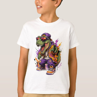 Camiseta t rex dinosaurio