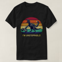 T-Rex divertido soy imparable humor