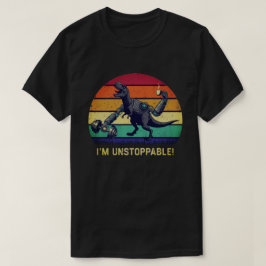 Camiseta T-Rex divertido soy imparable humor