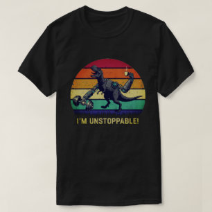 Camiseta T-Rex divertido soy imparable humor