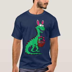 Camiseta T-Rex Easter Bunny Chicas divertidas, Chicas (4-12