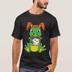 Camiseta T Rex Easter Bunny Dinosaur Basket Stufny K