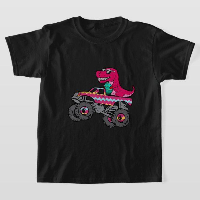Camiseta T Rex Easter Bunny Funny Dinosaur Bodega Cesta (Distribución)