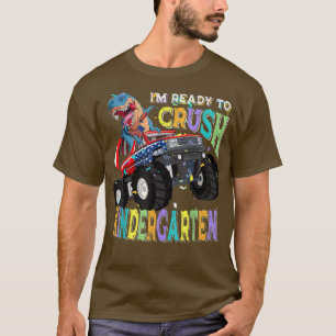 Camiseta T Rex en Camión Monstruo - Estoy Listo para Aplast