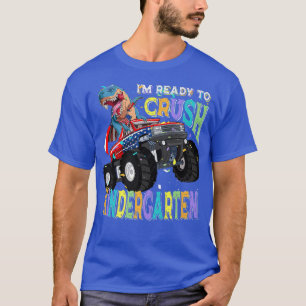 Camiseta T Rex en camión monstruo - Estoy listo para aplast