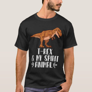 Camiseta T-Rex es mi animal espiritual