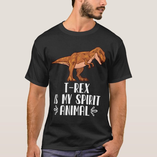 Camiseta T-Rex es mi animal espiritual (Anverso)