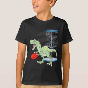 Camiseta T Rex Frisbee Dinosaur Recreativo Lanzador Dino Di