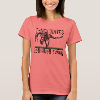 Camiseta T-REX hates kettlebell swing