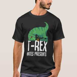 Camiseta T Rex Hates presenta Dino de Brazos Cortos TRex