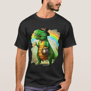 Camiseta T Rex Leprechaun St Patricks Day Tyrannosaurus Re