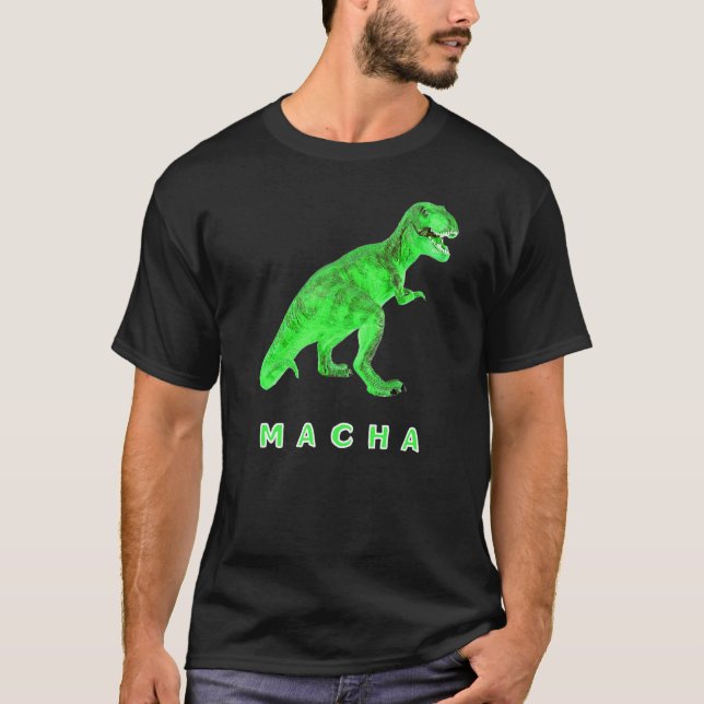 Camiseta T Rex Macha Caveman (Anverso)