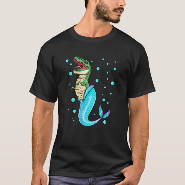 Camiseta T Rex Merrex Dinosaur Magic Ocean Creatu (Anverso)
