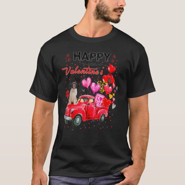 Camiseta T Rex Monster Truck Riding Toddler Valentineu2019s (Anverso)