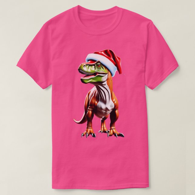 Camiseta T Rex Navidades TShirt (Diseño del anverso)