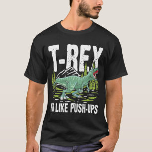 Camiseta T-rex No Like Push-Ups