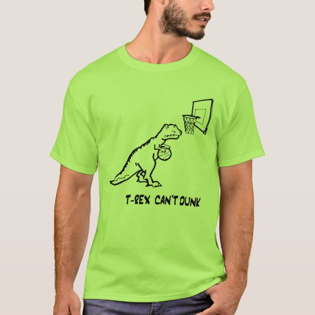 Camiseta T-Rex no puede clavada (Anverso)