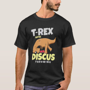 Camiseta T Rex Odia Discus Lanzando Pista Y Campo