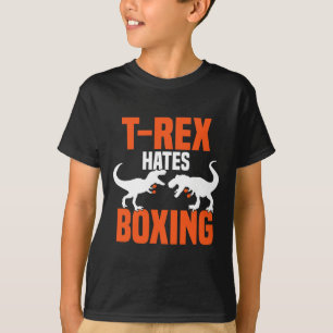 Camiseta T-rex Odia el Boxeo - Boxeo Sparring Kick Boxing D