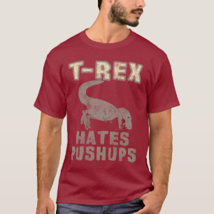 Camiseta T-Rex odia el dinosaurio divertido de Dino de los