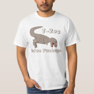 Camiseta T-Rex odia el dinosaurio divertido de la aptitud