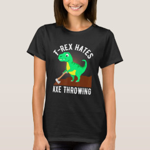 Camiseta T Rex Odia El Ex Arrojando El Ex Para Lumberja