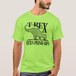 Camiseta T-Rex odia la cal de los pectorales $24,95