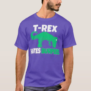 Camiseta T-Rex odia la divertida burla diciendo graciosa