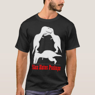 Camiseta T-rex odia pectorales