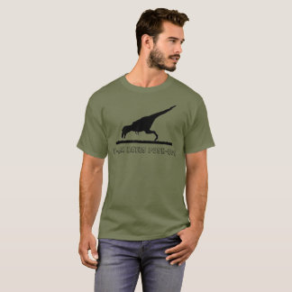 Camiseta T-Rex odia pectorales