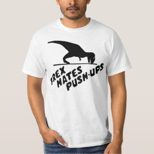Camiseta T-Rex odia pectorales