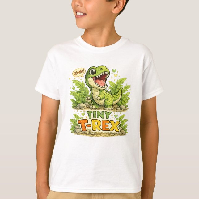 Camiseta T-Rex Pequeño (Anverso)
