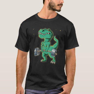 Camiseta T rex Peso Gym Tiempo de entrenamiento 2