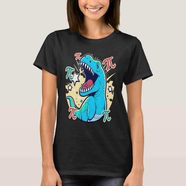 Camiseta T Rex Pi Rex Dinosaur Pi Day (Anverso)