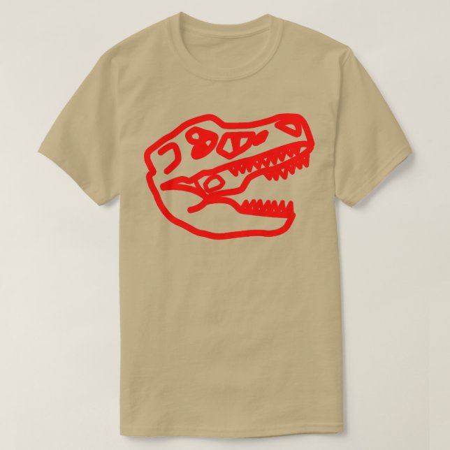 Camiseta T rex Red (Diseño del anverso)