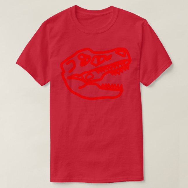 Camiseta T rex Red (Diseño del anverso)