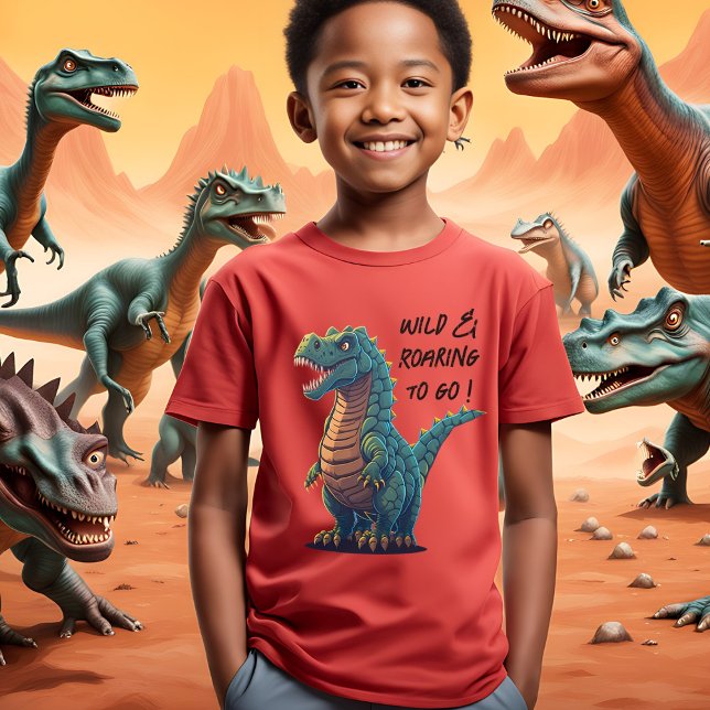 Camiseta T-Rex Salvaje y Rugiente  (Subido por el creador)