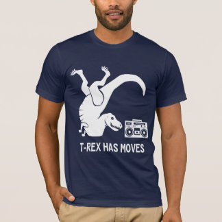 Camiseta T-Rex tiene movimientos