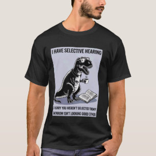 Camiseta T Rex Trex relleno Stuffy Oído Selectivo Dinosa