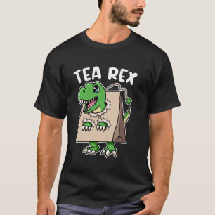 Camiseta T-Rex Tyrannosaurus Rex Tea Drinker Dino con Té