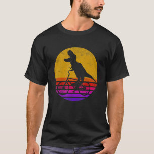 Camiseta T Rex Viajando En Bicicleta Trex Dinosaur