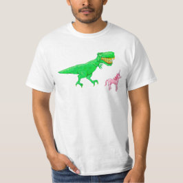 Camiseta T-Rex y unicornio