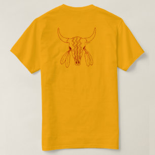 Camiseta t roja de baile fantasma de Búfalo bk