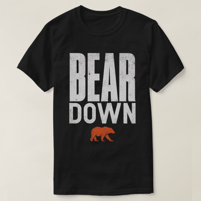 Camiseta T-Sh Motivacional De La Fuerza Del Oso Con Molesti (Diseño del anverso)