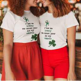 Camiseta T-Shi básica de mujeres en el Día de San Patricio