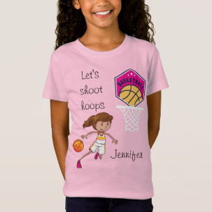 Camiseta T-Shir personalizada de baloncesto "Vamos a dispar