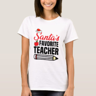 Camiseta T-Shir, profesora favorita de Santa Camisetas, Nav