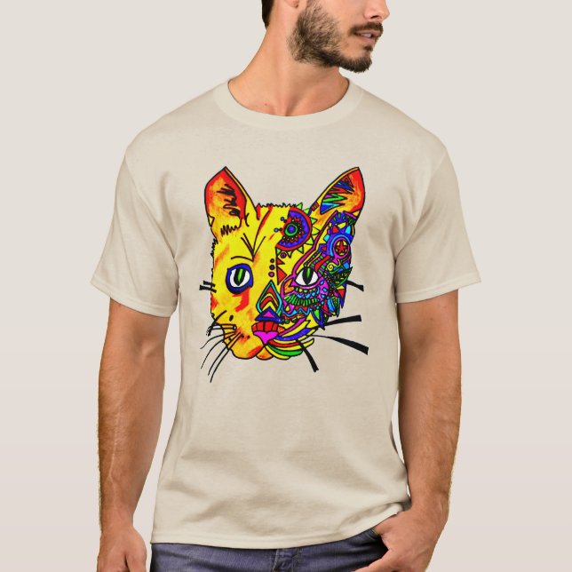 Camiseta T-Shirt 053 - Cara con tatuaje (Anverso)