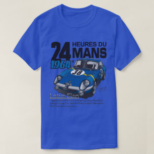 Camiseta T-shirt 24:00 du Mans 1964, blue