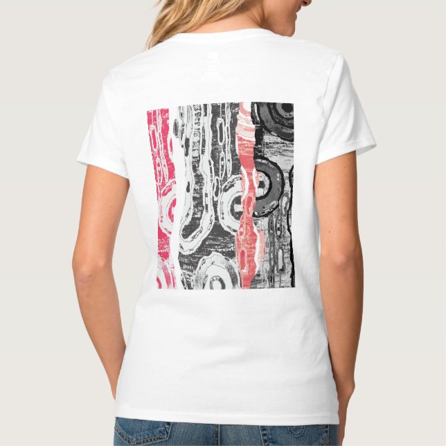 Camiseta T-Shirt – Abstract Land (Reverso)